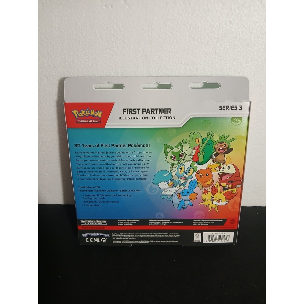 Pokémon First Partner Illustration Collection Series 3 Sealed - Picture 2 of 3